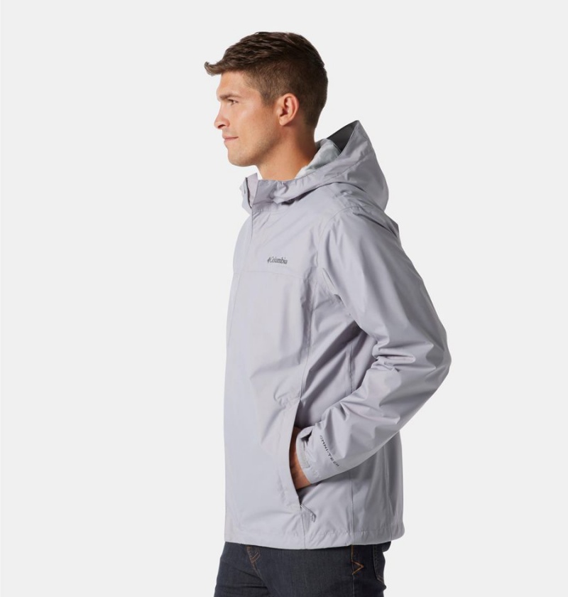 Grey Men's Columbia Watertight II Rain Jacket | JHLZC-8062