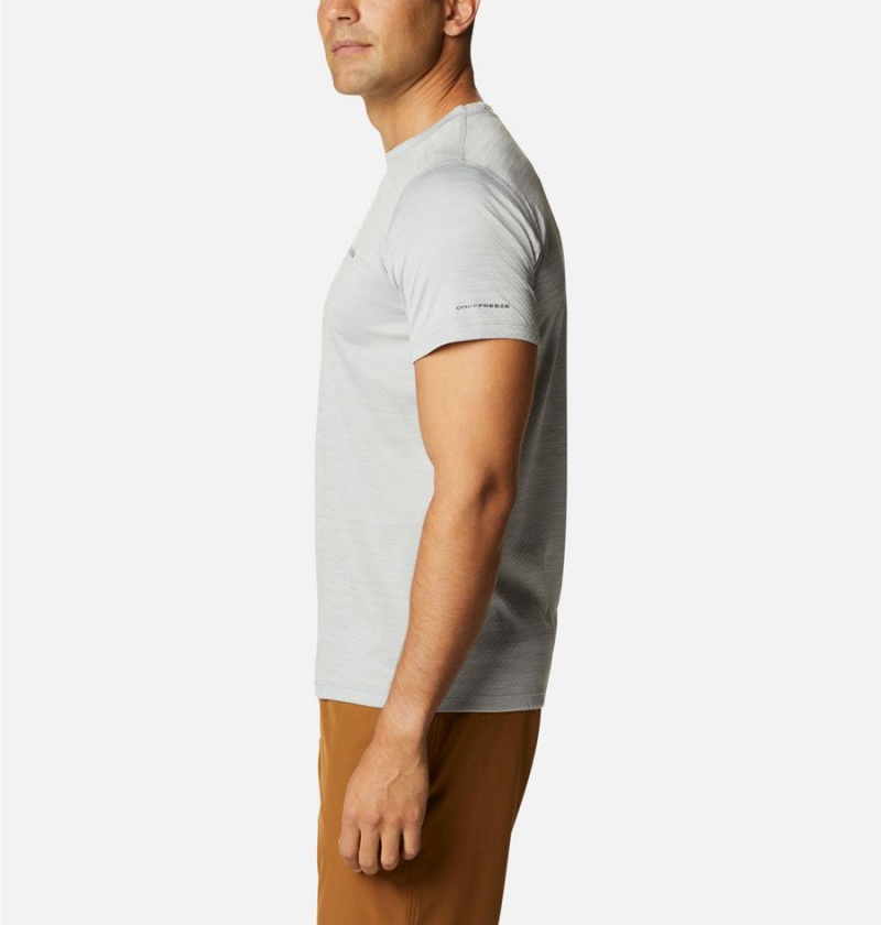 Grey Men's Columbia Zero Rules Short Sleeve - Active Fit T-Shirt | YRCLP-8459