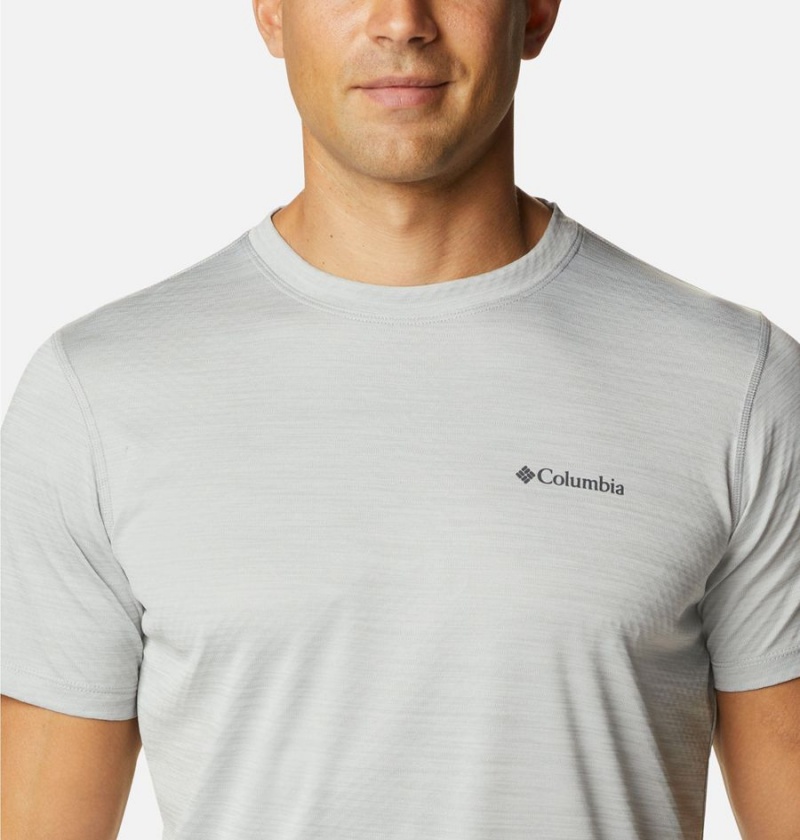 Grey Men's Columbia Zero Rules Short Sleeve - Active Fit T-Shirt | YRCLP-8459