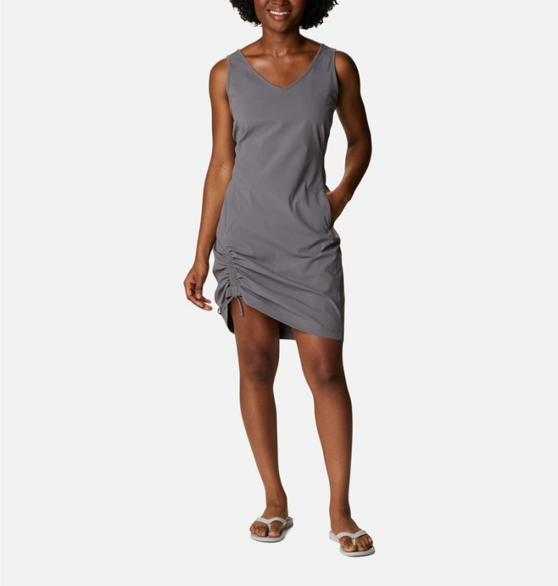 Grey Women\'s Columbia Anytime Casual III Dress | WDTRU-1974