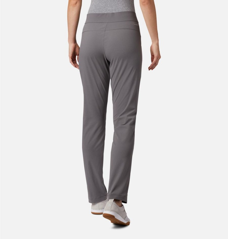 Grey Women's Columbia Anytime Casual Pull On Pants | CXAEZ-9201