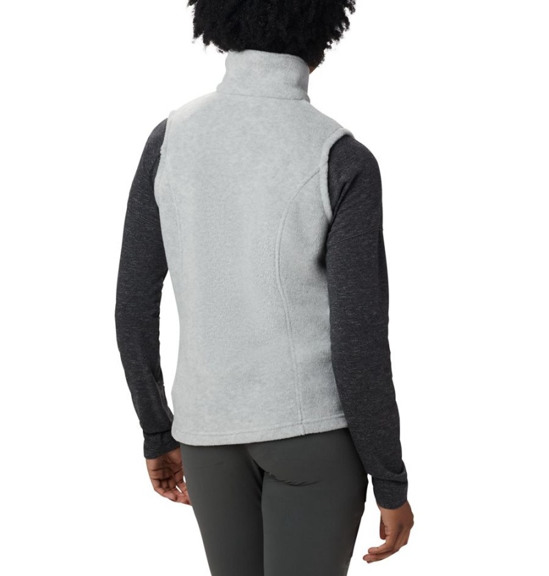 Grey Women's Columbia Benton Springs Fleece Vest | QCFHB-6452