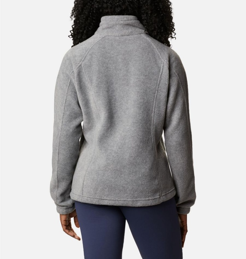 Grey Women's Columbia Benton Springs Full Zip Fleece Jacket | GLUSY-3041