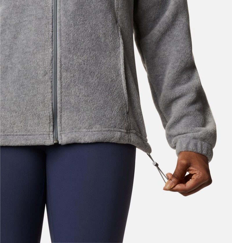 Grey Women's Columbia Benton Springs Full Zip Fleece Jacket | GLUSY-3041