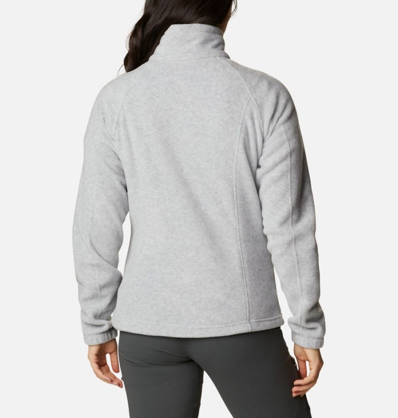 Grey Women's Columbia Benton Springs Full Zip Fleece Jacket | HTUZK-7082