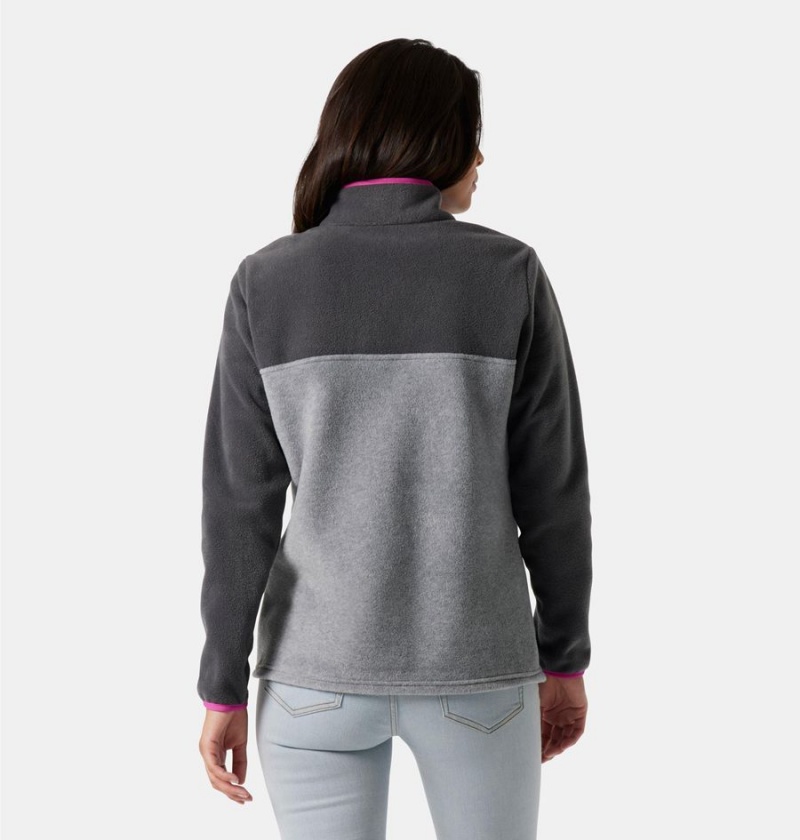 Grey Women's Columbia Benton Springs Half Snap Fleece Pullover | MNRYH-9763