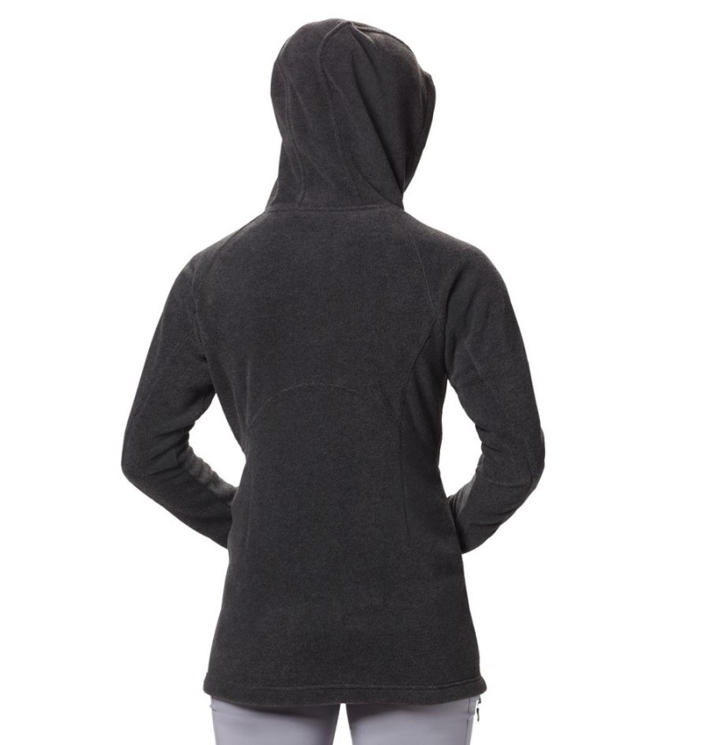 Grey Women's Columbia Benton Springs II Long Hoodie Fleece Jacket | JLWZX-6940