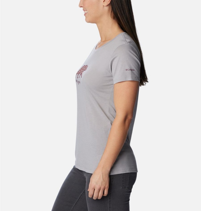 Grey Women's Columbia Daisy Days Graphic T-Shirt | EQBWO-2753