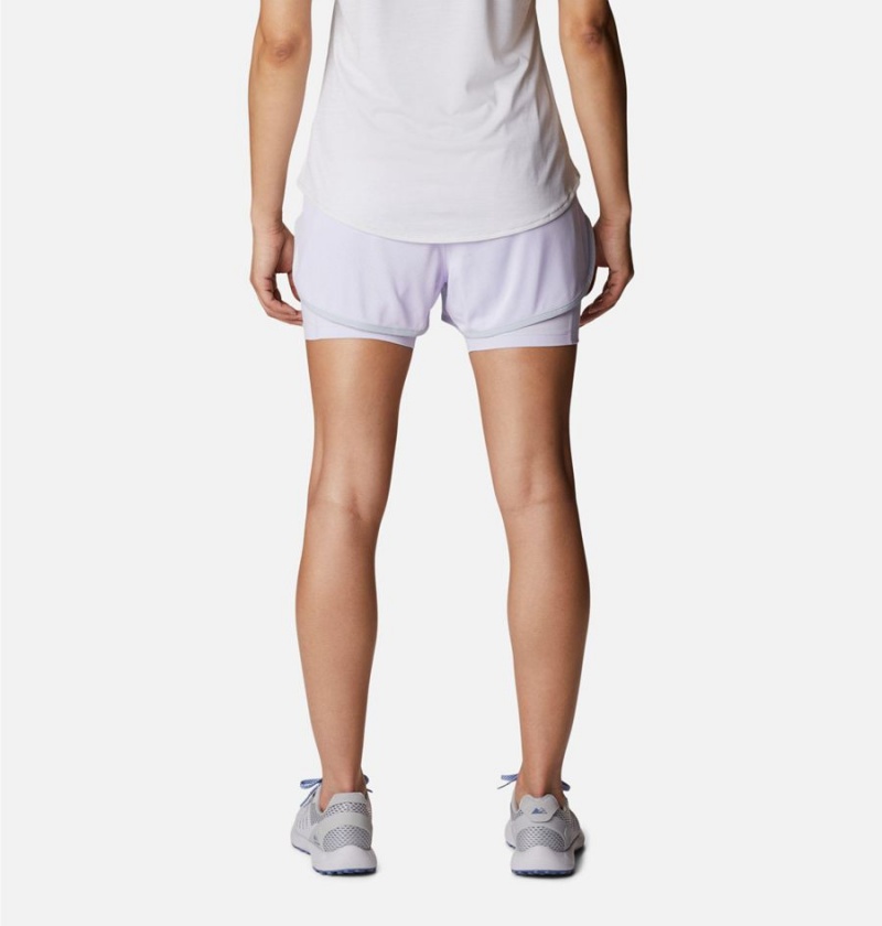 Grey Women's Columbia Endless Trail 2-in-1 Shorts | QJBUP-2906