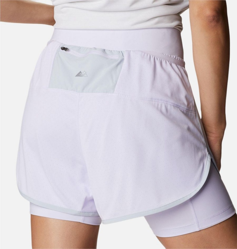 Grey Women's Columbia Endless Trail 2-in-1 Shorts | QJBUP-2906