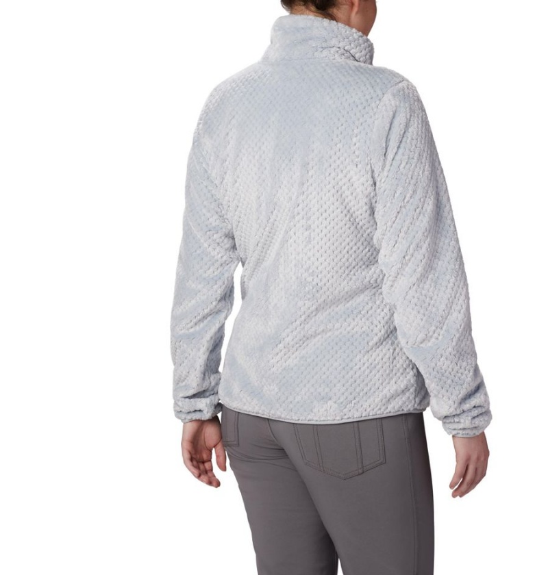 Grey Women's Columbia Fire Side II Sherpa Full Zip Fleece Jacket | CVNJX-6753