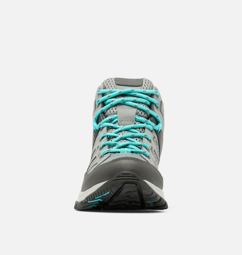 Grey Women's Columbia Granite Trail Mid Waterproof Hiking Shoes | PQMOI-4960