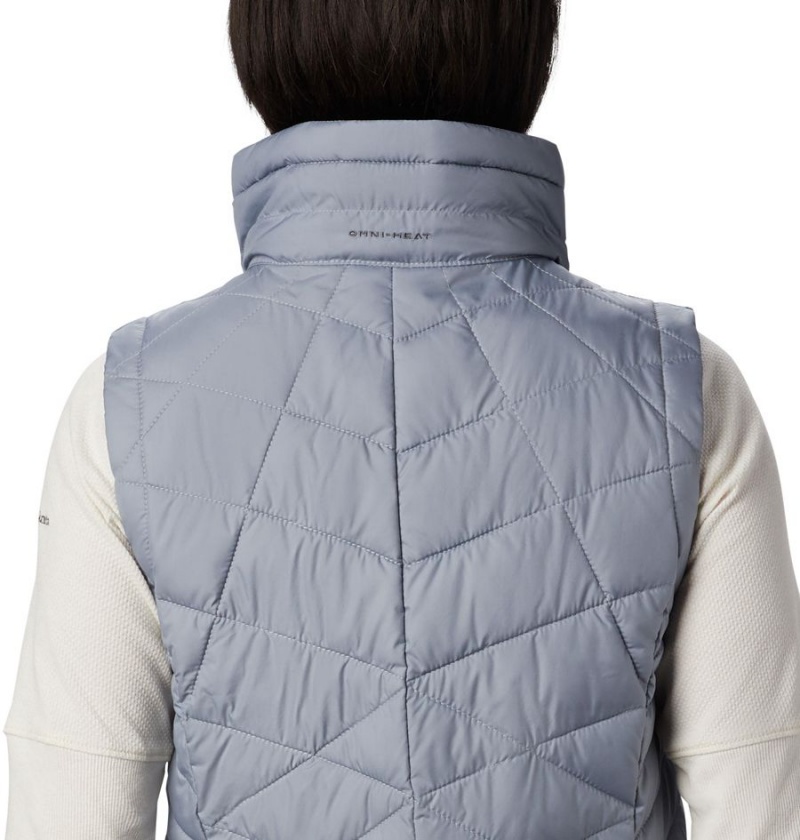 Grey Women's Columbia Heavenly Long Vest | QPCGS-9072