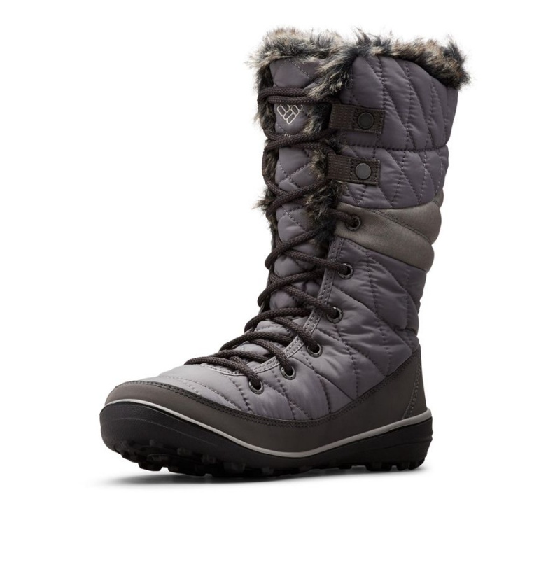 Grey Women's Columbia Heavenly Omni Heat Waterproof Boots | CFUGX-1047