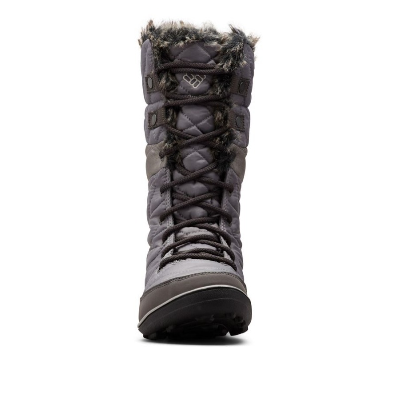 Grey Women's Columbia Heavenly Omni Heat Waterproof Boots | CFUGX-1047