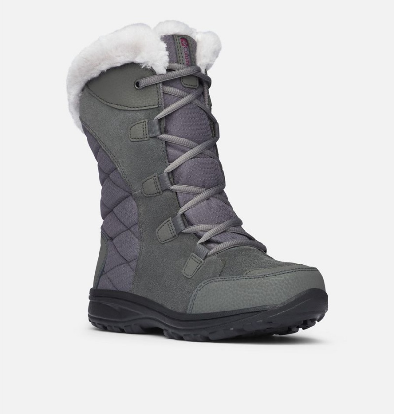 Grey Women's Columbia Ice Maiden II Boots | EUDHF-8042