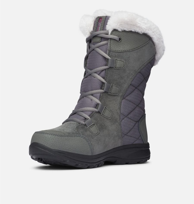 Grey Women's Columbia Ice Maiden II Boots | EUDHF-8042