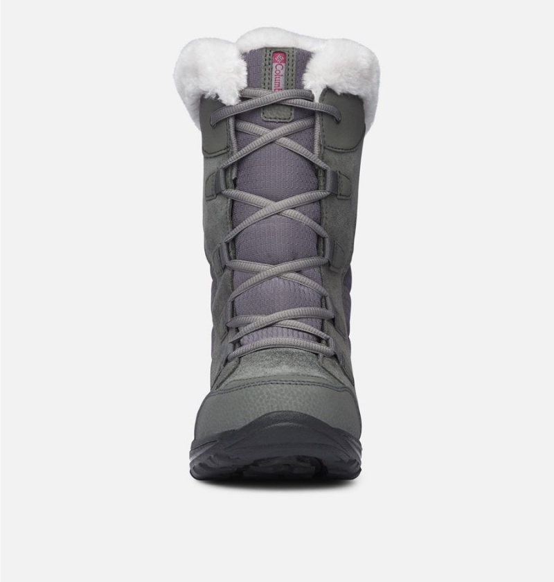 Grey Women's Columbia Ice Maiden II Boots | EUDHF-8042