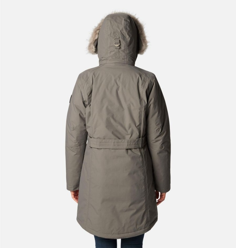 Grey Women's Columbia Icelandite TurboDown Coats | YJVLZ-8791