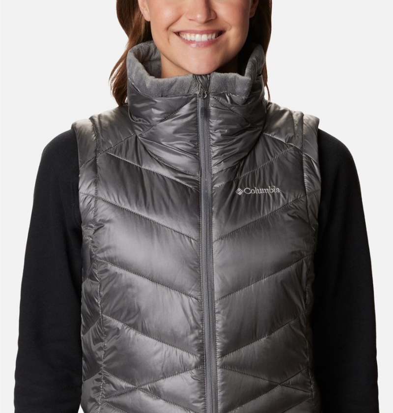 Grey Women's Columbia Joy Peak Long Vest | XTYES-3572