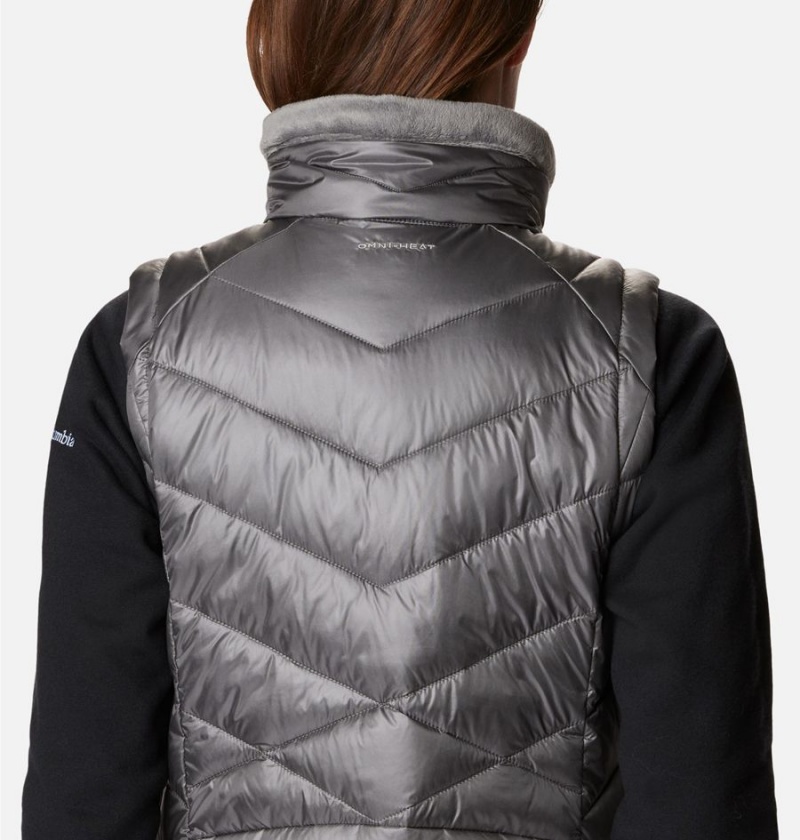 Grey Women's Columbia Joy Peak Long Vest | XTYES-3572