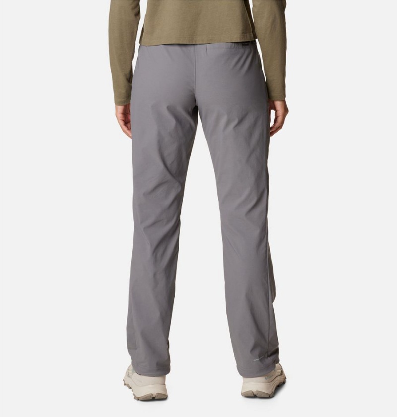 Grey Women's Columbia Leslie Falls Pants | BZDNS-7582