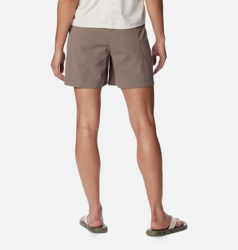 Grey Women's Columbia Magnolia Springs Pull On Shorts | KDTIU-8907