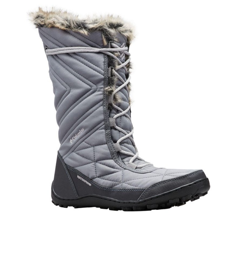 Grey Women's Columbia Minx Mid III Boots | UOMZF-5682