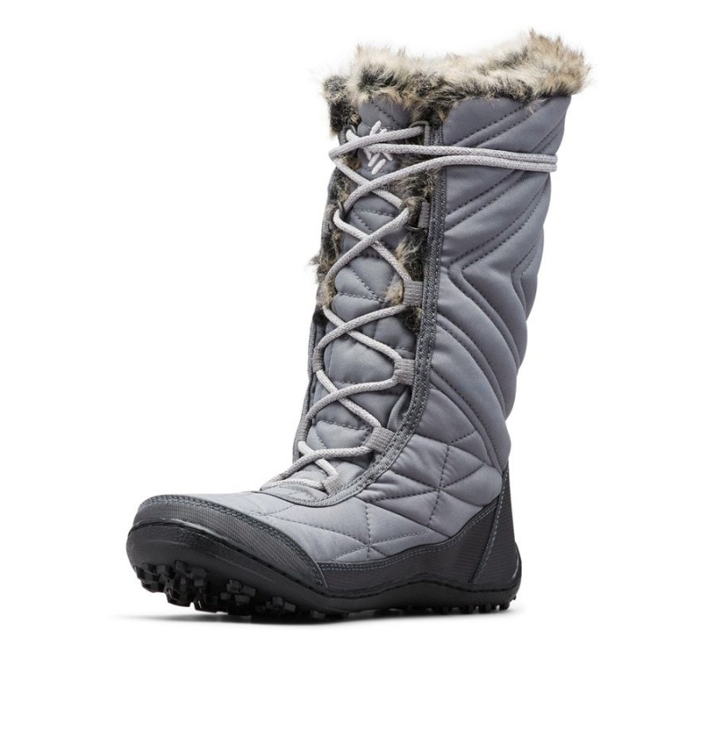 Grey Women's Columbia Minx Mid III Boots | UOMZF-5682