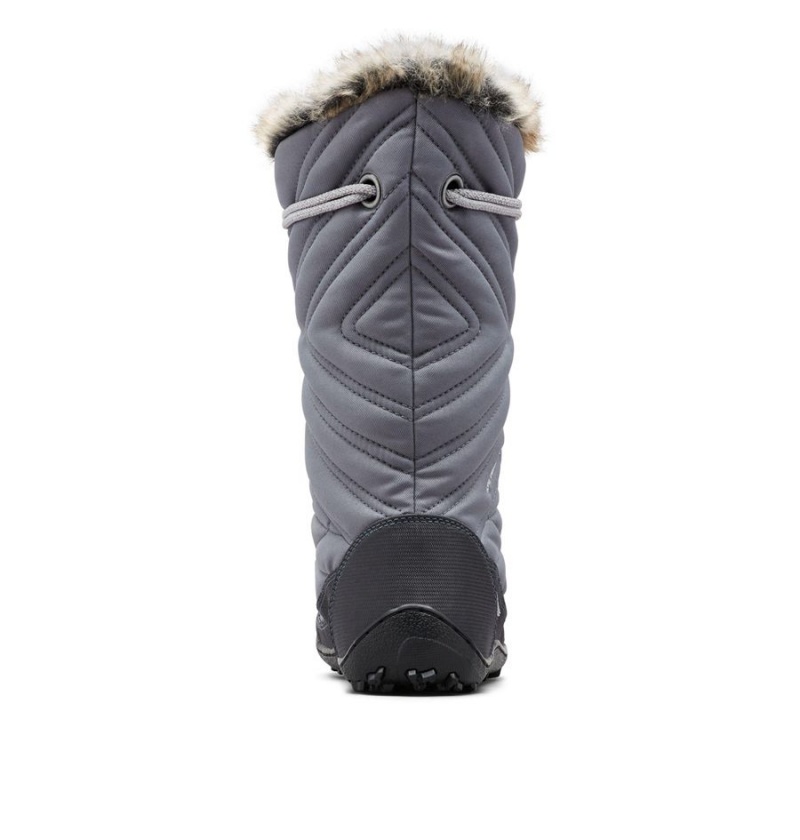 Grey Women's Columbia Minx Mid III Boots | UOMZF-5682