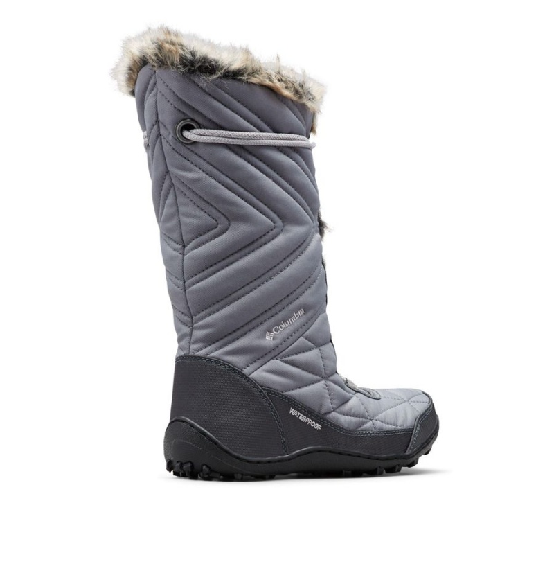 Grey Women's Columbia Minx Mid III Boots | UOMZF-5682