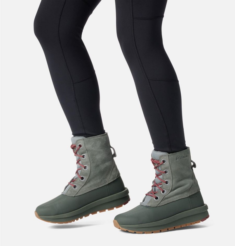 Grey Women's Columbia Moritza Shield Omni Heat Boots | MIQLG-6827