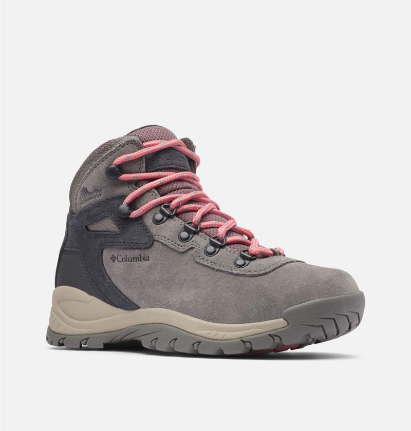 Grey Women's Columbia Newton Ridge Plus Waterproof Amped Boot Hiking Shoes | YRGTO-0614