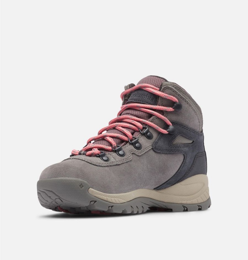 Grey Women's Columbia Newton Ridge Plus Waterproof Amped Boot Hiking Shoes | YRGTO-0614