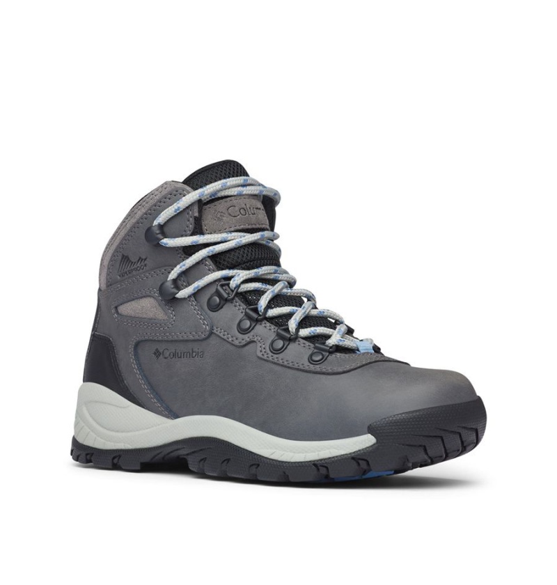 Grey Women's Columbia Newton Ridge Plus Waterproof Boot Hiking Shoes | SILGP-9306