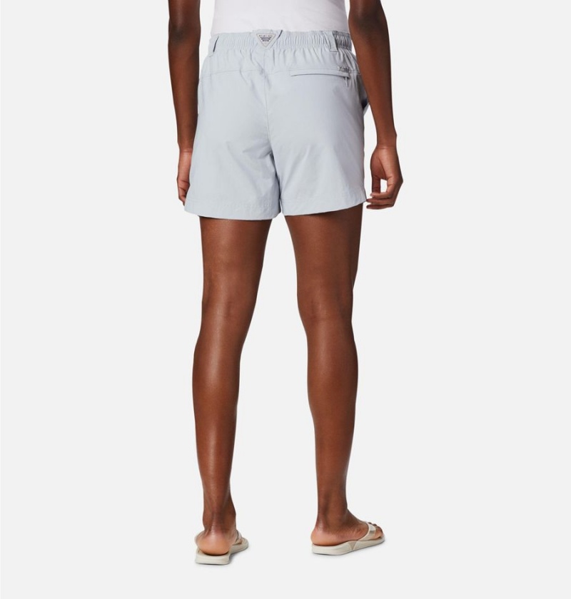 Grey Women's Columbia PFG Backcast Water Shorts | WYHQD-4971