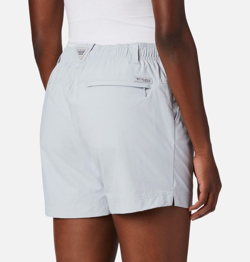 Grey Women's Columbia PFG Backcast Water Shorts | WYHQD-4971