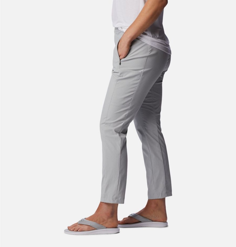 Grey Women's Columbia PFG Cast and Release Stretch Pants | FWCRL-0497