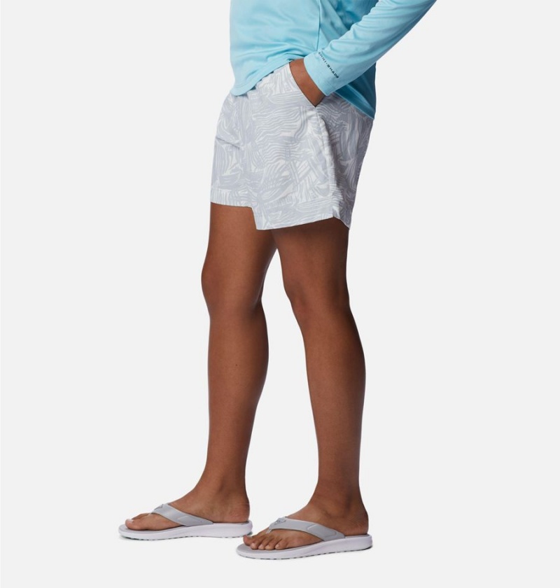 Grey Women's Columbia PFG Super Backcast Water Shorts | YNKWJ-0675