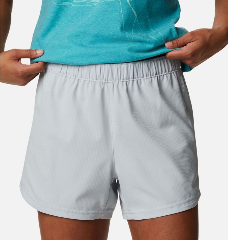 Grey Women's Columbia PFG Tamiami Pull-On Shorts | HTWCX-8216