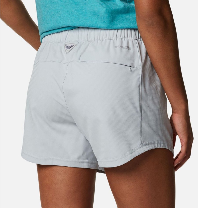 Grey Women's Columbia PFG Tamiami Pull-On Shorts | HTWCX-8216