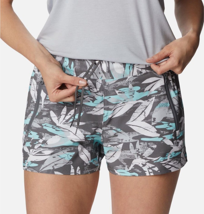 Grey Women's Columbia PFG Tidal II Shorts | DUCWY-2380