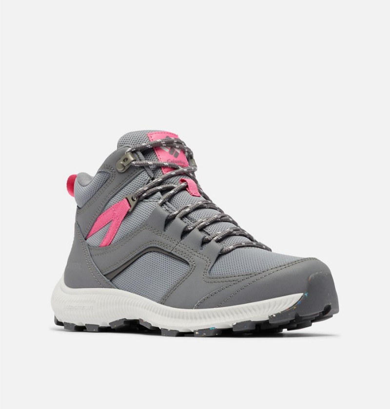 Grey Women's Columbia Re-Peak Mid Hiking Shoes | FUSRT-9745