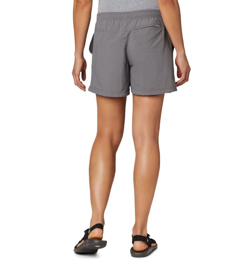 Grey Women's Columbia Sandy River Shorts | QISGB-0486