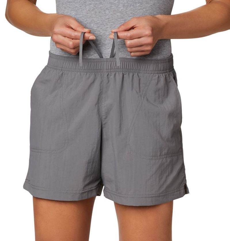 Grey Women's Columbia Sandy River Shorts | QISGB-0486