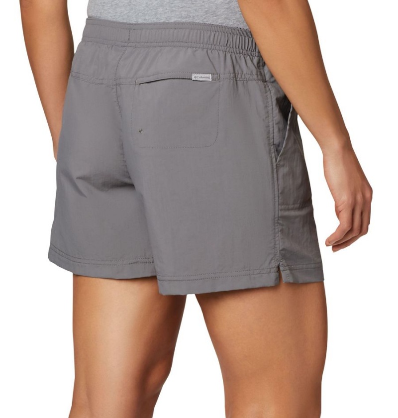 Grey Women's Columbia Sandy River Shorts | QISGB-0486