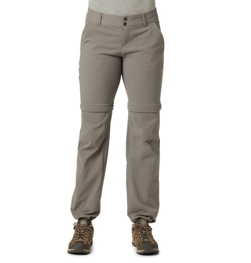 Grey Women's Columbia Saturday Trail II Stretch Convertible Pants | YLKUI-1620