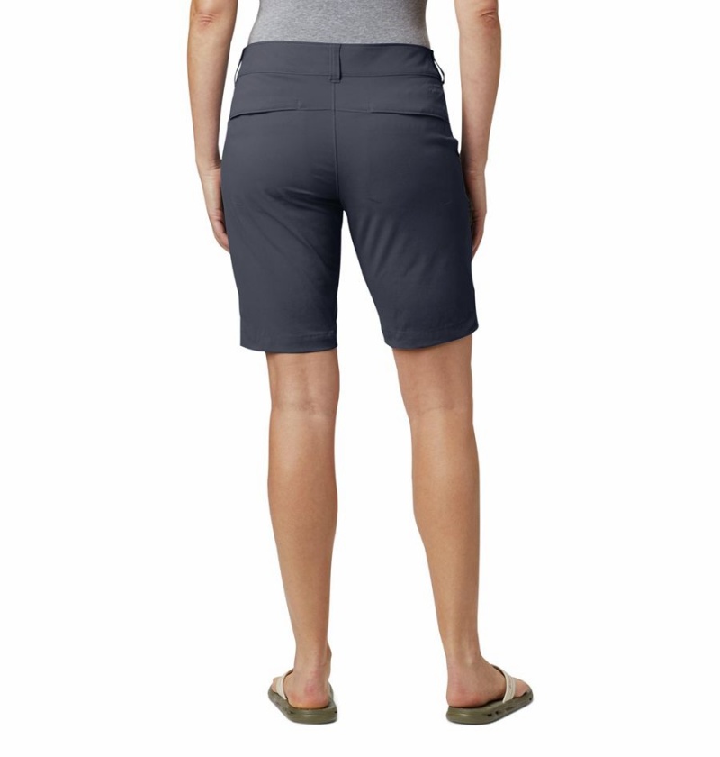 Grey Women's Columbia Saturday Trail Long Shorts | FLQPZ-1257