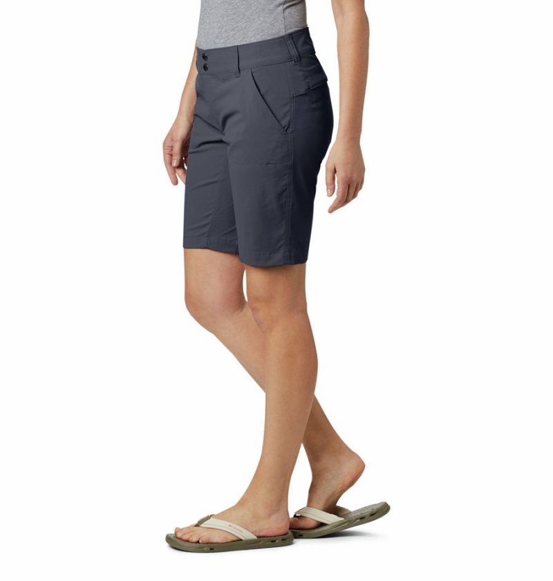 Grey Women's Columbia Saturday Trail Long Shorts | FLQPZ-1257