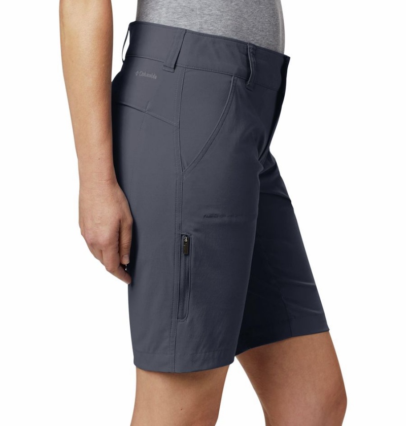 Grey Women's Columbia Saturday Trail Long Shorts | FLQPZ-1257